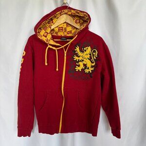 Harry Potter Men's Gryffindor Full Zip Hoodie Size Small EUC